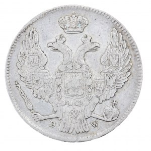 30 kopějek/2 zloté 1839, ruské mince pro země bývalého Polského království (1832-1841)