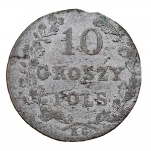 10 Polish grosze 1831, insurrezione di novembre