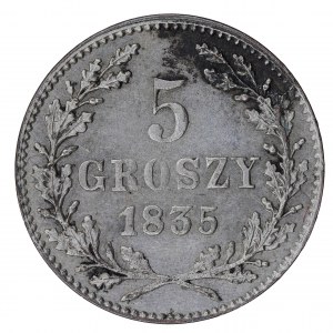5 groszy 1835, Città Libera di Cracovia
