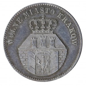 1 zlotý 1835, slobodné mesto Krakov