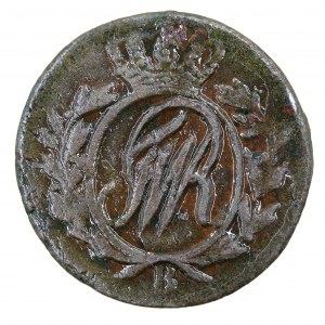 ½ centesimo 1797 B, Prussia meridionale, per la Slesia