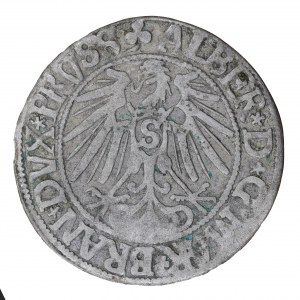 Grosz 1545, Ducal Prussia, Albrecht Hohenzollern (1525-1568).