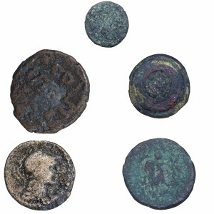 Set of 5 bronzes - ancient Greece