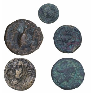 Ensemble de 5 bronzes - Grèce antique