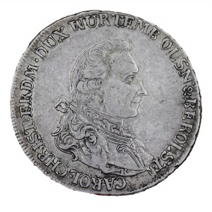 Thaler 1785 B, Wittembersko-Olešnické vévodství, Karl Krystian Erdmann (1744-1792)