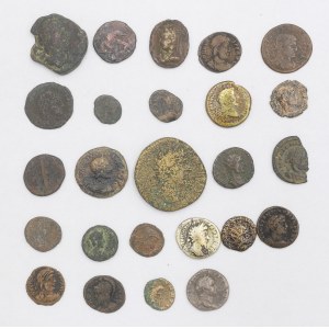 Satz von 25 Stk. Münzen aus dem Römischen Reich