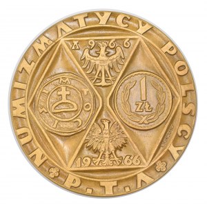 TYSIĄC LAT MONETY POLSKIEJ 966-1966.