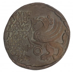 VIII CENTURIES OF POMERANIAN COINAGE SZCZECIN 1971.