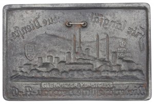 WAŁBRZYCH. Plaketa valbrzyskej spoločnosti Niederschlesische Bergbau za dlhoročné služby.