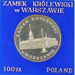 100 zł. 1975. ZAMEK KRÓLEWSKI W WARSZAWIE.