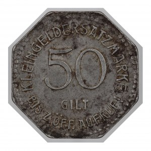50 fenigs b.r. (1918) - Bystrzyca Klodzka