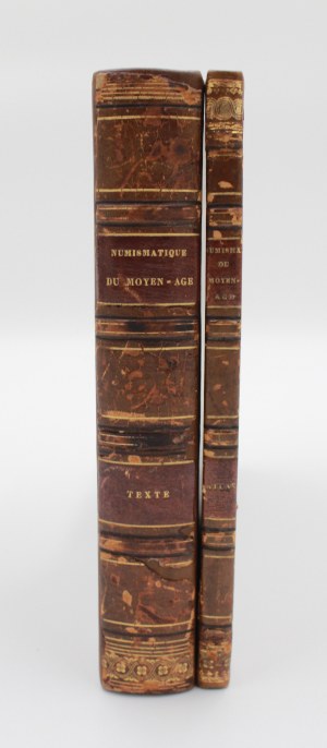 LELEWEL Joachim. Numismatique du moyen-âge... Paris 1835, 1ère édition avec liste des souscripteurs.