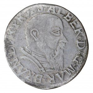 Trojak 1542 r. Prusy Książęce, Albrecht Hohenzollern (1525-1568)
