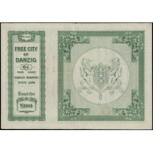 Svobodné město Gdaňsk, 6 1/2 % půjčka na 100 liber, 10.10.1927, Gdaňsk