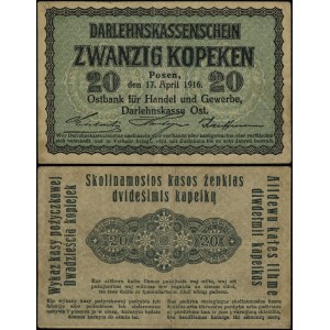 Polska, 20 kopiejek, 17.04.1919, Poznań