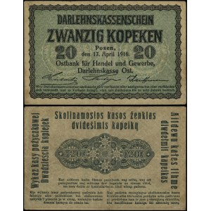 Polen, 20 Kopeken, 17.04.1919, Poznań