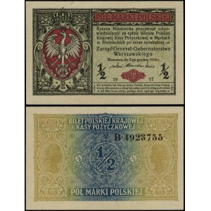 Polen, 1/2 polnische Mark, 9.12.1916