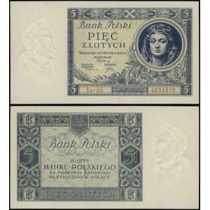 Polsko, 5 zlotých, 2.01.1930