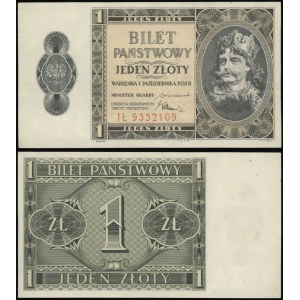 Polska, 1 złoty, 1.10.1938