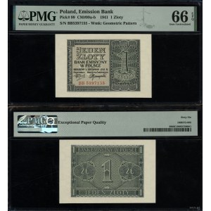 Poland, 1 zloty, 1.08.1941