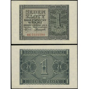 Polen, 1 Zloty, 1.08.1941