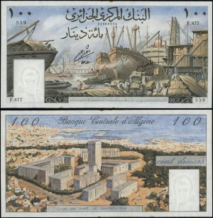 Algeria, 100 dinars, 1.1.1964