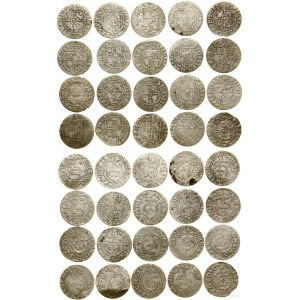 Polska, lot 20 x półtorak, 1621, 5 x 1622, 4 x 1623, 5 x 1624, 2 x , Bydgoszcz