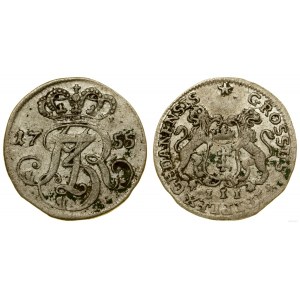 Polen, Trojak, 1755, Danzig