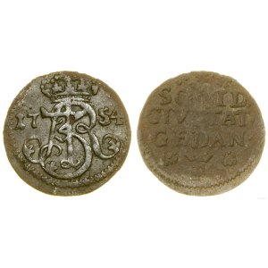 Polen, Schilling, 1754, Danzig