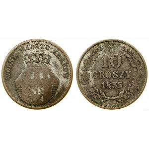 Poland, 10 pennies, 1835, Vienna
