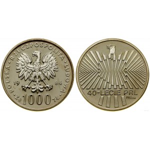 Poľsko, 1 000 zlotých, 1984, Varšava