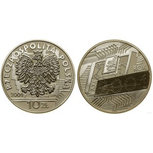 Poland, 10 zloty, 2001, Warsaw