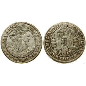 Śląsk, 15 krajcarów, 1662 GH, Wrocław