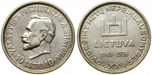 Lithuania, 10 litas, 1938, Kaunas