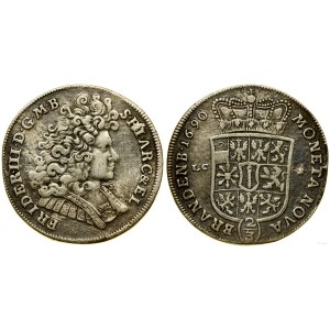 Niemcy, 2/3 talara = gulden, 1690 ICS, Magdeburg
