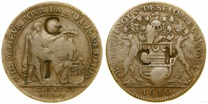 France, token, 1680
