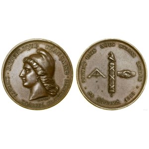 Francja, medal pamiątkowy, 1848
