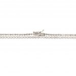 TENNIS TYPE WHITE GOLD BRACELET 3.79 GR WITH DIAMONDS - BRC20301