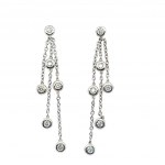 WHITE GOLD 1.04 GR DIAMOND EARRINGS - ER40103