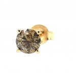 YELLOW GOLD EARRING 0.50 GR WITH DIAMONDS - ER20303
