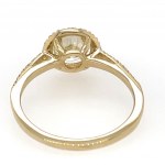 WHITE GOLD RING WITH DIAMONDAND BRILLIANT - RNG10611