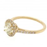 WHITE GOLD RING WITH DIAMONDAND BRILLIANT - RNG10611