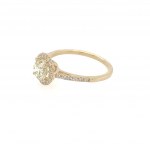 WHITE GOLD RING WITH DIAMONDAND BRILLIANT - RNG10611