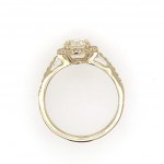 WHITE GOLD RING WITH DIAMONDAND BRILLIANT - RNG10611