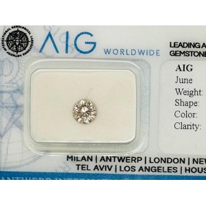 DIAMOND 0.6 CTS LIGHT YELLOW BROWN BROWN - SI3 - C30606-3