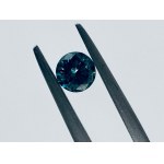 DIAMOND 0.4 CTS FANCY INTENSE BLUE - SI2 - ENGRAVED WITH THE LASER - C30610-10