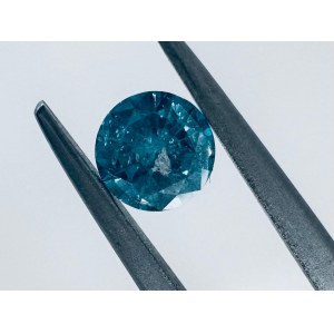 DIAMOND ENACHED 0,52 CTS FANCY BLU INTENSE* - I3 - C31222-54-3