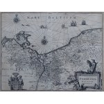 Pomorze Księstwo Pomorskie POMERANIAE DUCATUS TABULA Merian 1652