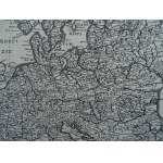 Mapa Europy Europa Partium Orbic Terrae Spacio Minima Gloria Nobilissima Corectior edita a Mattheo Meriano Merian 1635