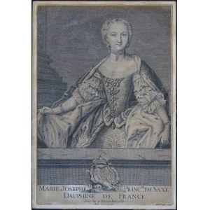 Maria Józefa Wettyn, Simon-Nicolas Duflos, Carle Vanloo 1731 (1760)